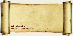 Nina Čanak vizit kartica